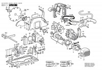 Bosch 0 601 563 041 Un-Hd Port. Circular Saw 110 V / GB Spare Parts